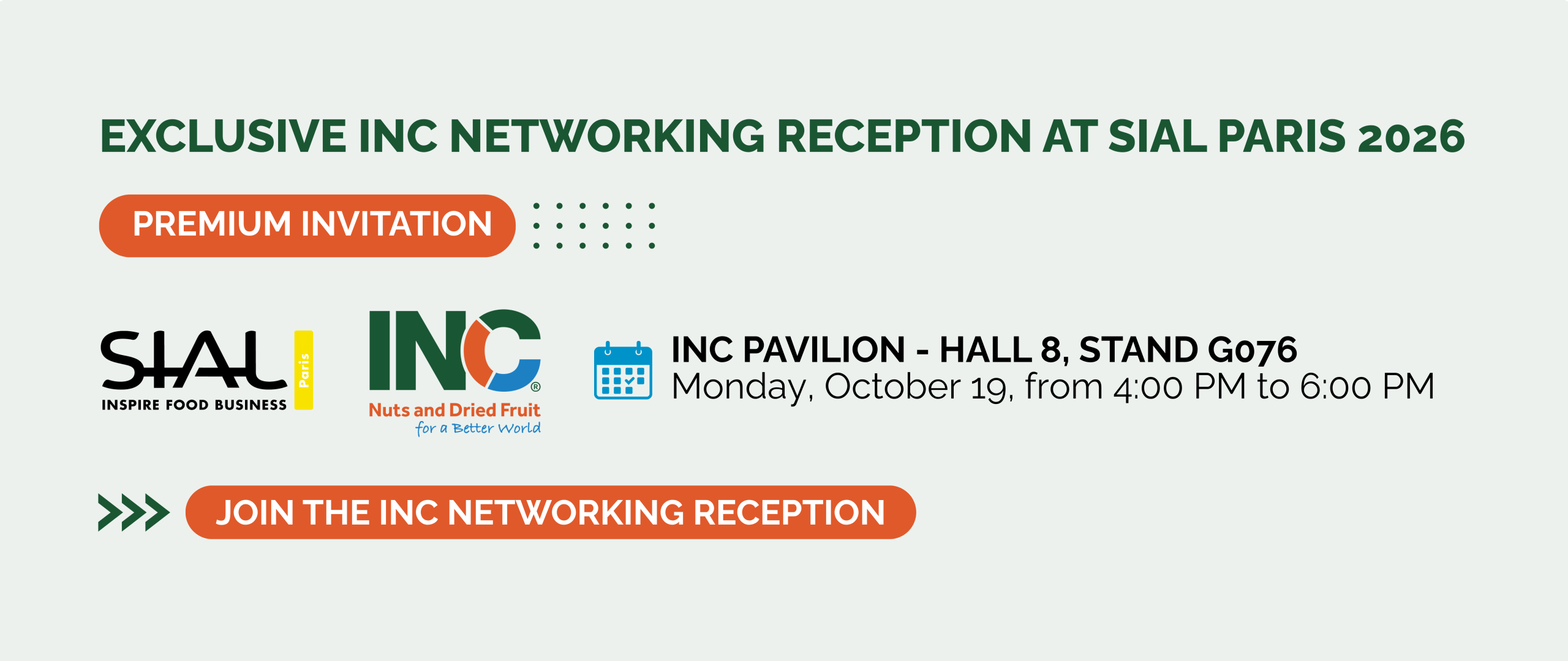 SIAL x INC Pavilion